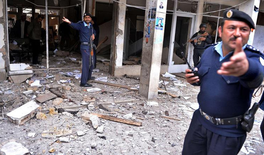 A local police and his driver killed in a roadside bomb blast in Pakistan. (AFP/file)