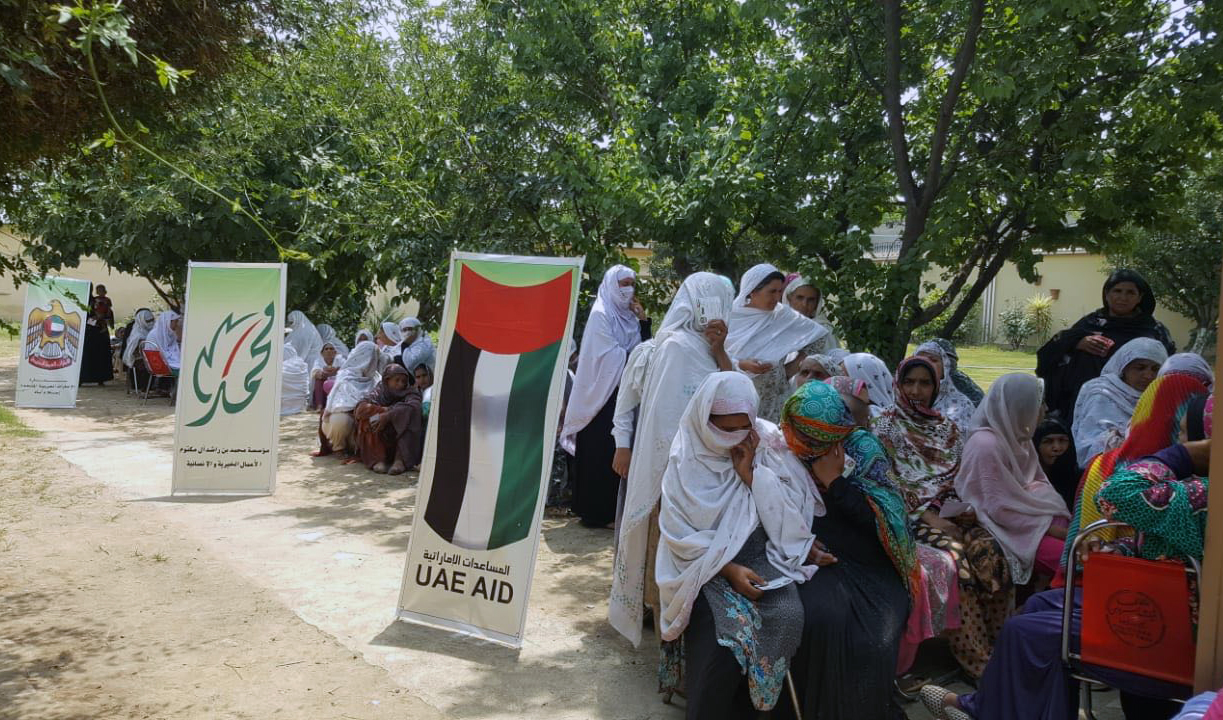 The UAE Embassy in Pakistan has launched a humanitarian project that will see the distribution of food baskets and Eid clothing to thousands of families in the city of Mansehra in Pakistan’s Khyber Pakhtunkhwa region. (Photo courtesy: Twitter)