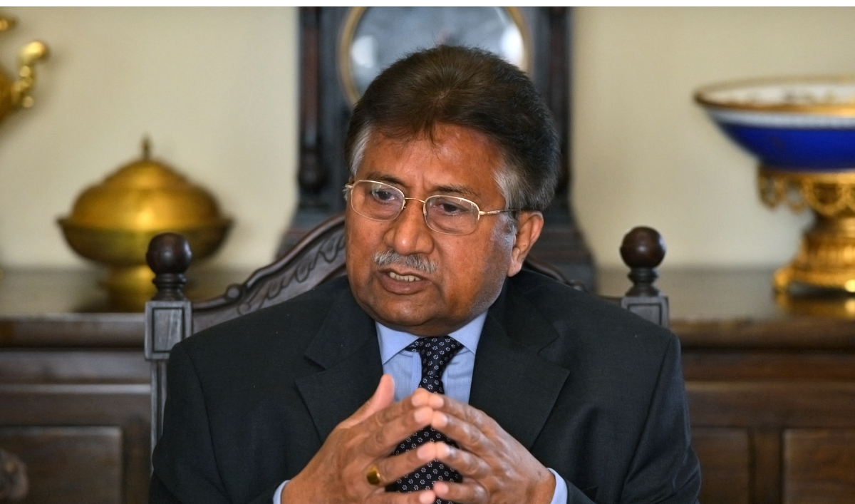 Pakistan’s former president insists his return depends on guarantee from Supreme Court that he will not be arrested. (Farooq Naeem/AFP)