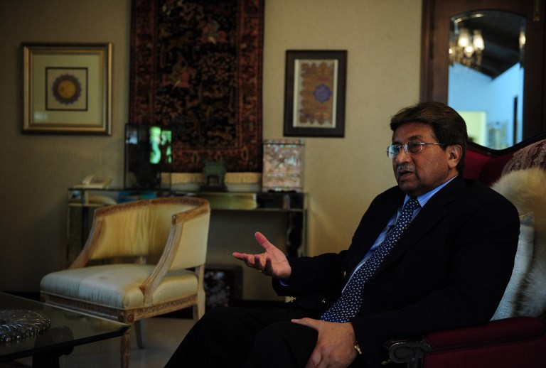 Pakistan’s former military ruler and dictator Pervez Musharraf has resigned from his political party, an indication he has no immediate plans to return home or support his party’s bid in the upcoming July elections. (AFP)
