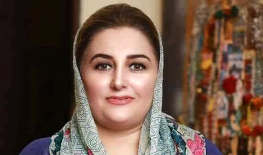 Hamida Shahid is contesting a provincial assembly seat in Upper Dir, a remote and conservative district in Khyber Pakhtunkhwa province where until recently women were not allowed to vote. (Photo courtesy: Hamida Shahid’s Facebook page)
