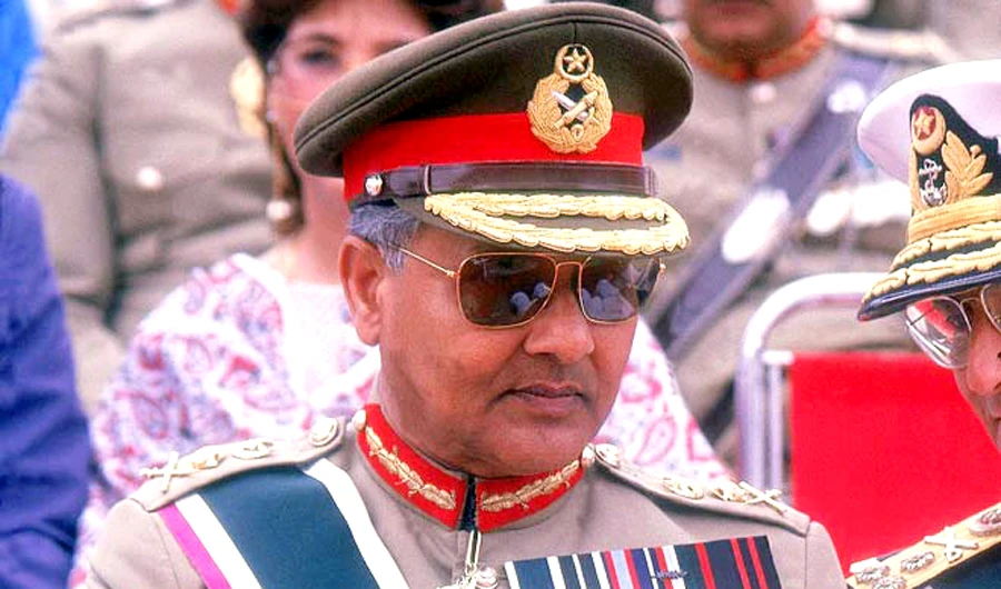 Pakistan's former army chief, General (retired) Mirza Aslam Baig. (Photo courtesy: social media)