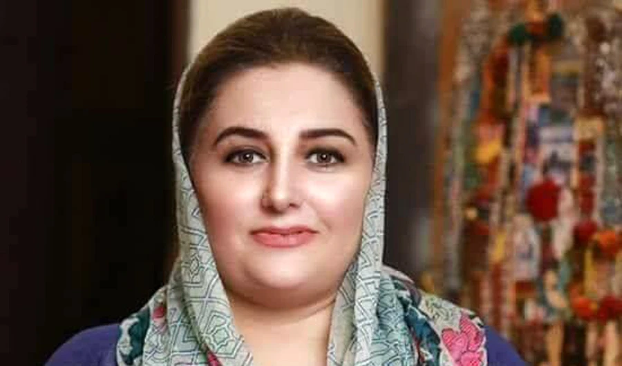 Hamida Shahid is contesting a provincial assembly seat in Upper Dir, a remote and conservative district in Khyber Pakhtunkhwa province where until recently women were not allowed to vote. (Photo courtesy: Hamida Shahid’s Facebook page)
