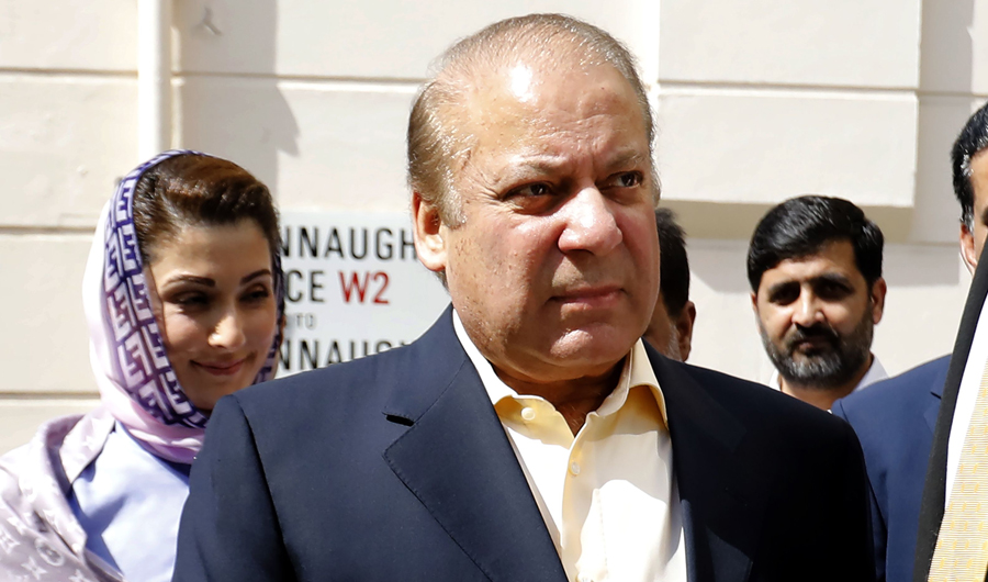 The former prime minister criticizes state institutions for interfering in the country’s politics. (AFP)