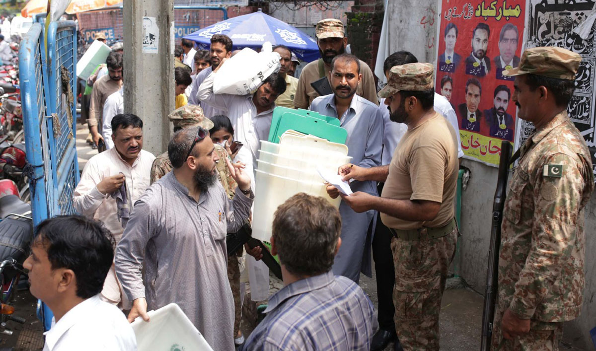 Troops were also deployed for security. (AN photos)