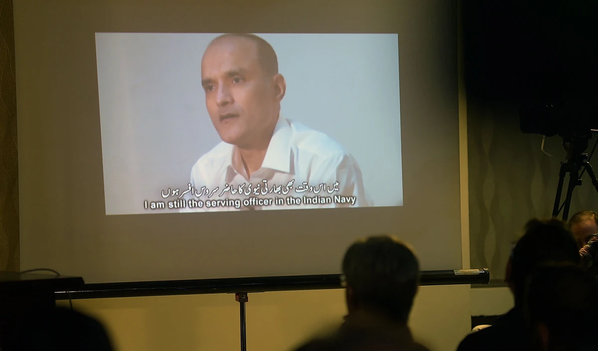 Indian navy officer Commander Jadhav was working covertly for the Research and Analysis Wing (RAW), the country’s external intelligence arm equivalent to Pakistan’s military administered Inter-Services Intelligence. (AAMIR QURESHI/AFP)