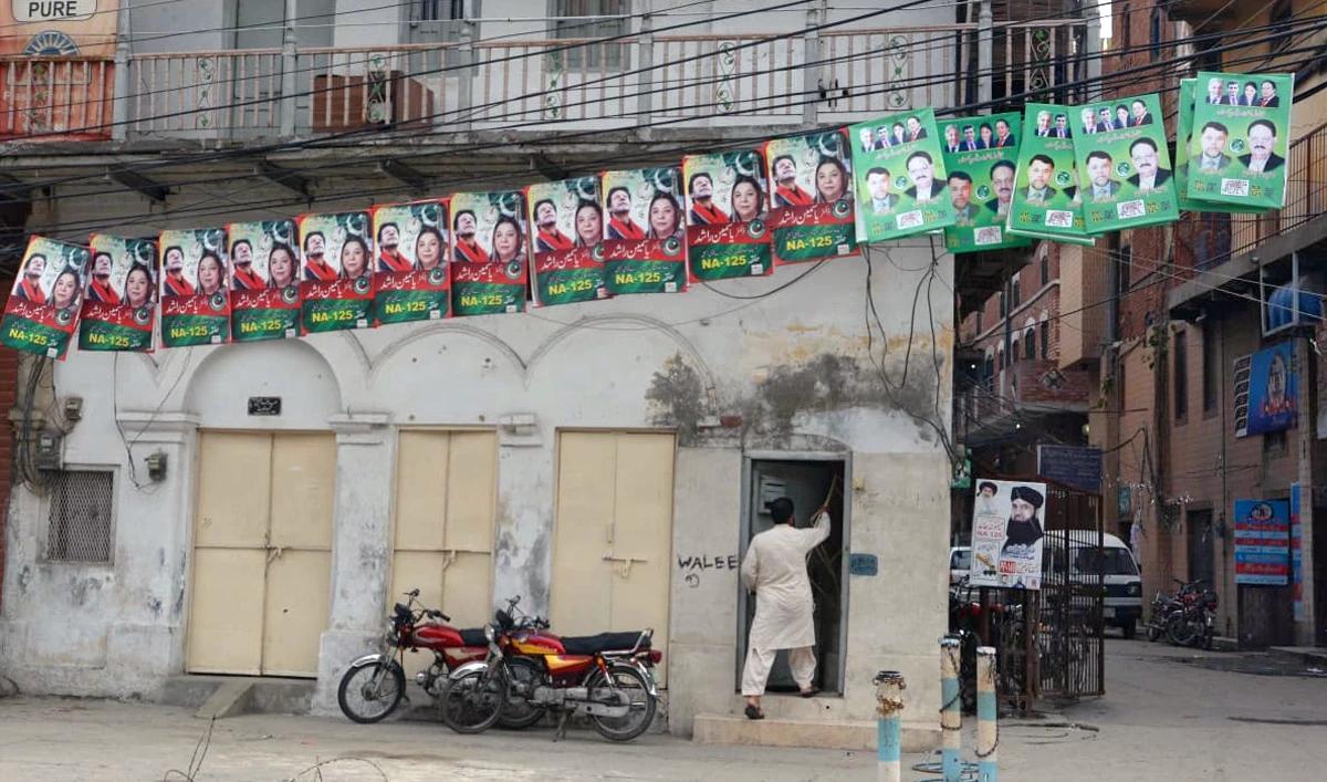 The PTI’s Dr. Yasmeen Rashed is the main contender in the area. (AN photo by Malik Shafiq)