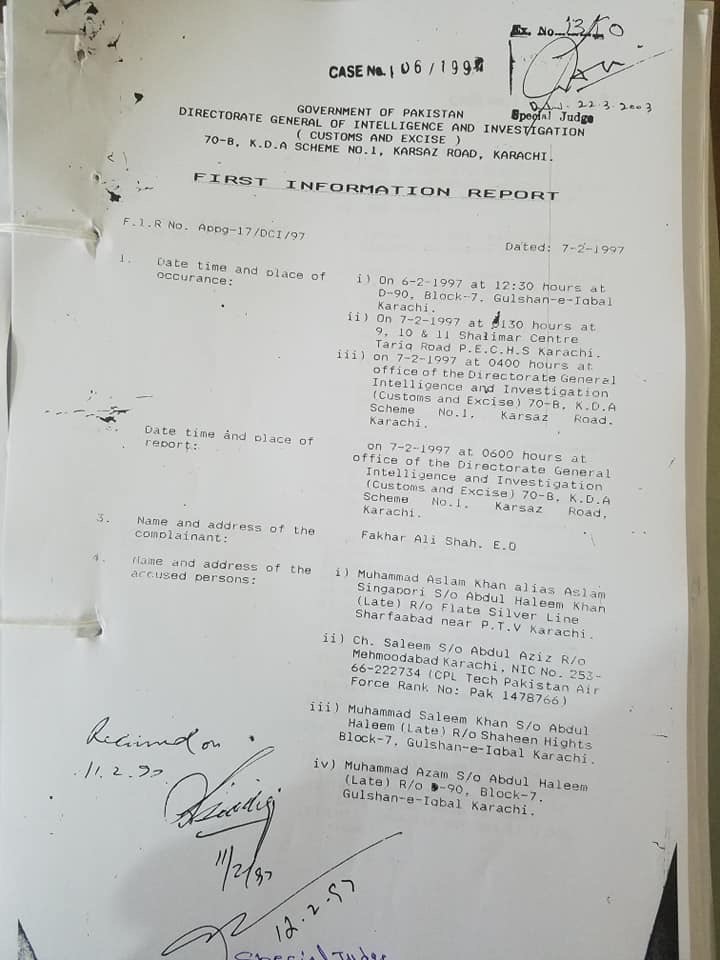 Official documents reveal the case against the PTI MNA elect and his accomplices.