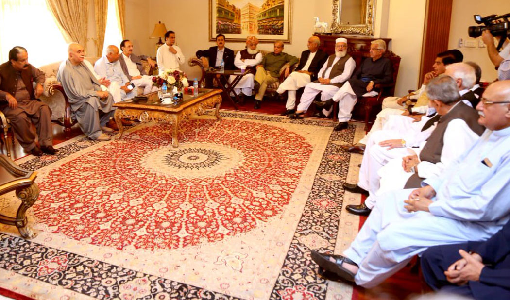 Leaders of opposition parties had formed the Pakistan Alliance for Fair and Free Elections (File photo by Pakistan Muslim League-Nawaz)