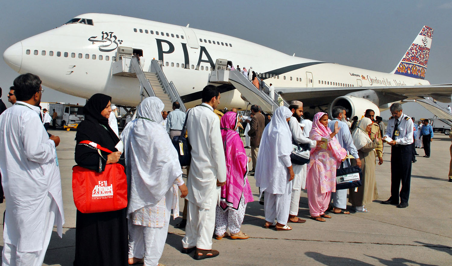 The PIA will operate 225 flights from Saudi Arabia through Hajj and regular scheduled flights. (ARIF ALI/AFP)