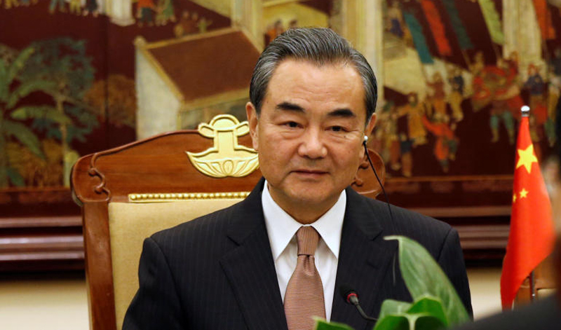Wang’s trip to Pakistan makes him the third foreign minister — after the Iranian and American dignitaries — who arrived in Pakistan in less than two weeks. (REUTERS/KHAM)
