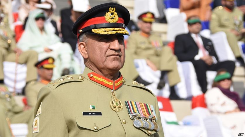 Pakistan army chief Gen. Qamar Javed Bajwa. (AFP/File)