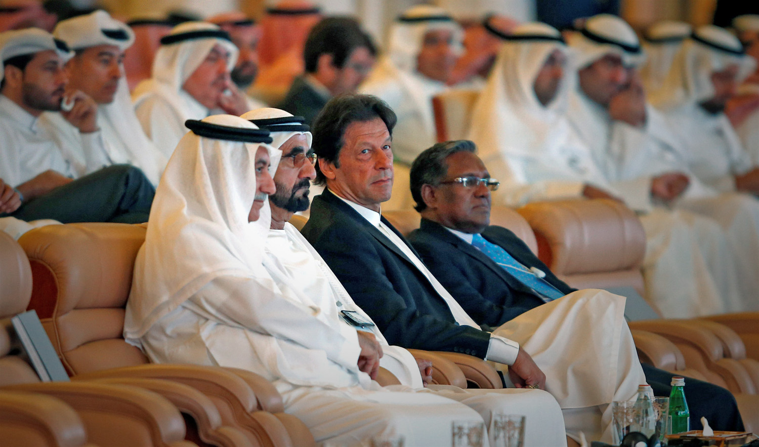 PM Imran Khan attended the Future Investments Initiative in Riyadh. (REUTERS)