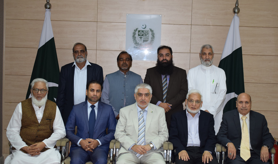 The Kashmir Committee in Jeddah meets to mark Kashmir Black Day in Saudi Arabia. (Kashmir Committee in Jeddah)