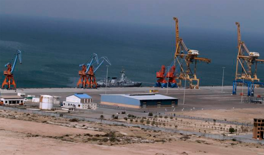 A general view of Pakistan's Gwadar deep-sea port on the Arabian Sea March 19, 2007. (Reuters)