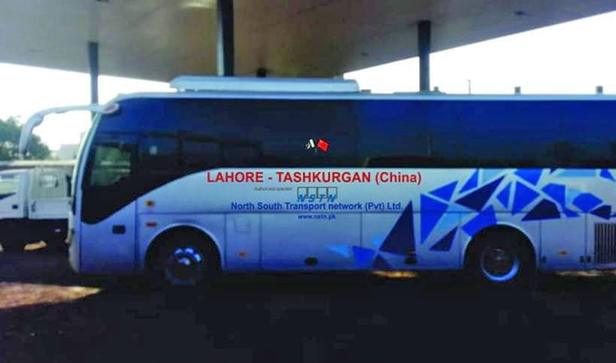 A private company said that work was underway for a proposed bus service between Pakistan and China to be launched this week. If the plans see the light of day, it would ply buses from Lahore to Kashgar. (Photo courtesy: NSTN Facebook page)