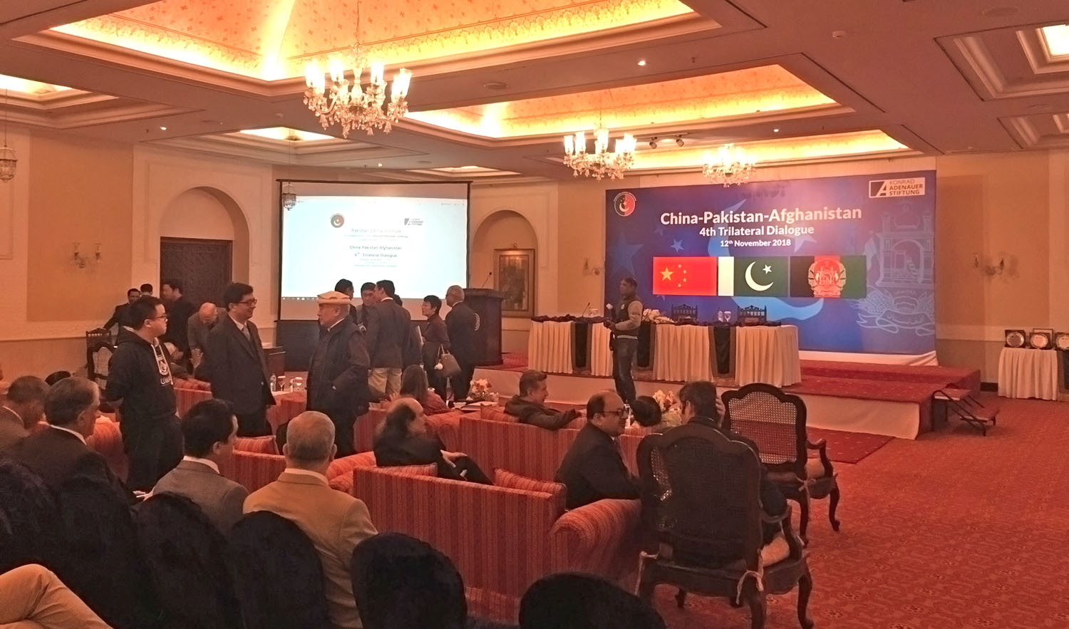 The China-Pakistan-Afghanistan 4th Trilateral Dialogue was held at Serena Hotel, Islamabad, Nov. 11, 2018. (Photo courtesy: PCI)