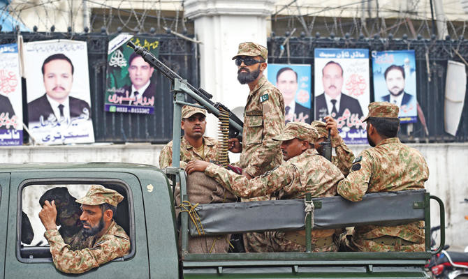 Concerted efforts, under vigilance of the military leadership, are ongoing to recover the other guards, foreign ministry spokesman. (AFP)