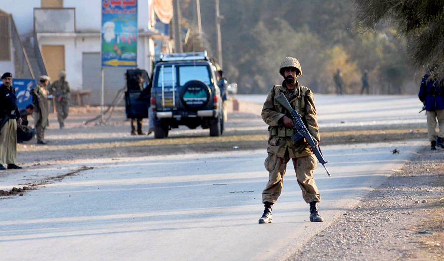 A bomb at a militant hideout killed two militants and wounded 12 in the South Waziristan region bordering Afghanistan. (AFP/File)