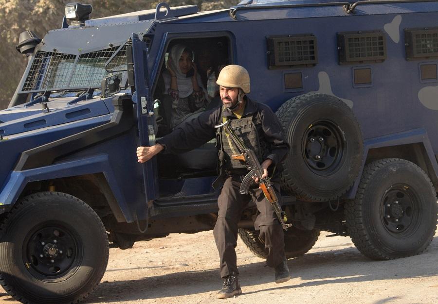 Police surrounded the house after receiving information that a wanted man was holed up there. (File/AFP)
