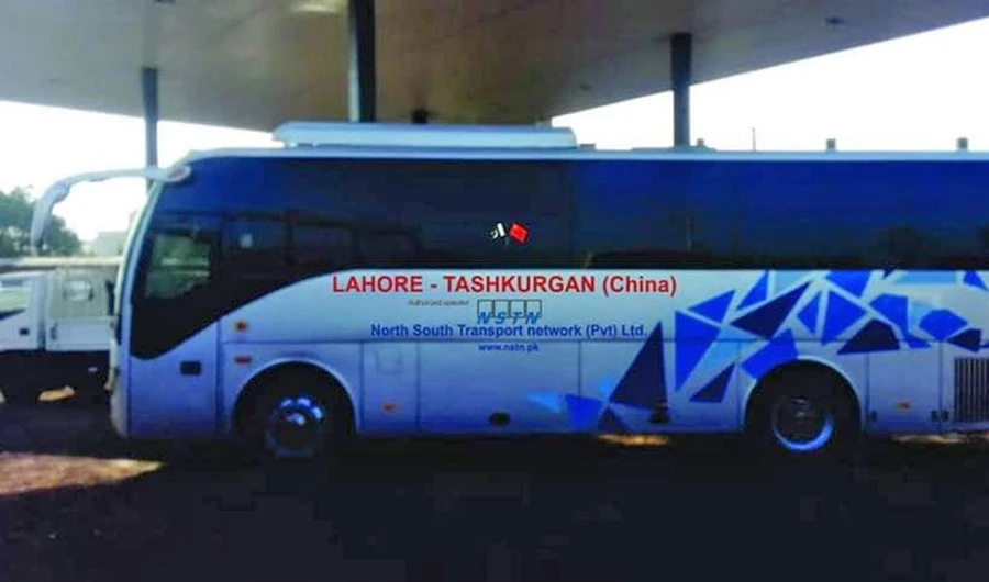 A private company said that work was underway for a proposed bus service between Pakistan and China to be launched this week. If the plans see the light of day, it would ply buses from Lahore to Kashgar. (Photo courtesy: NSTN Facebook page)