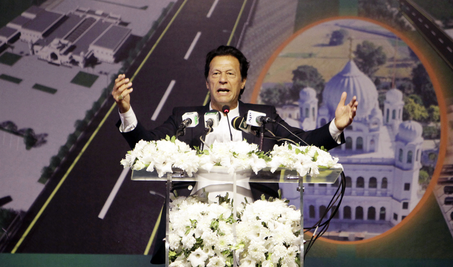Pakistani Prime Minister Imran Khan. (AP)