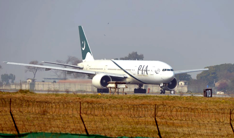 The Pakistan International Airlines (PIA) will not initiate a downsizing exercise, even though it is among the most debt-riddled state-owned enterprises (SOEs) whose privatization process has been put on a hold by the ruling administration, confirmed the airlines spokesperson, Mashood Tajwar, while talking to Arab News on Wednesday. (AFP/file)