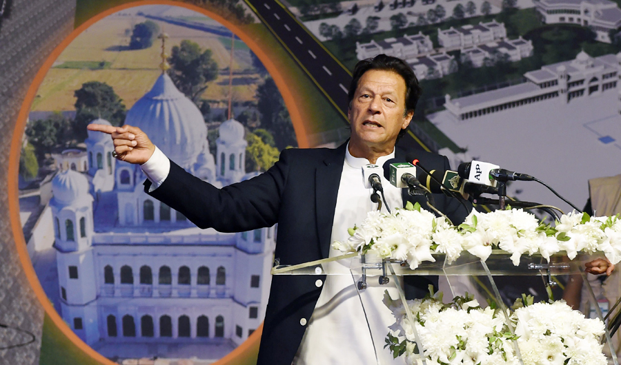 Pakistan prime minister Imran Khan. (AFP)