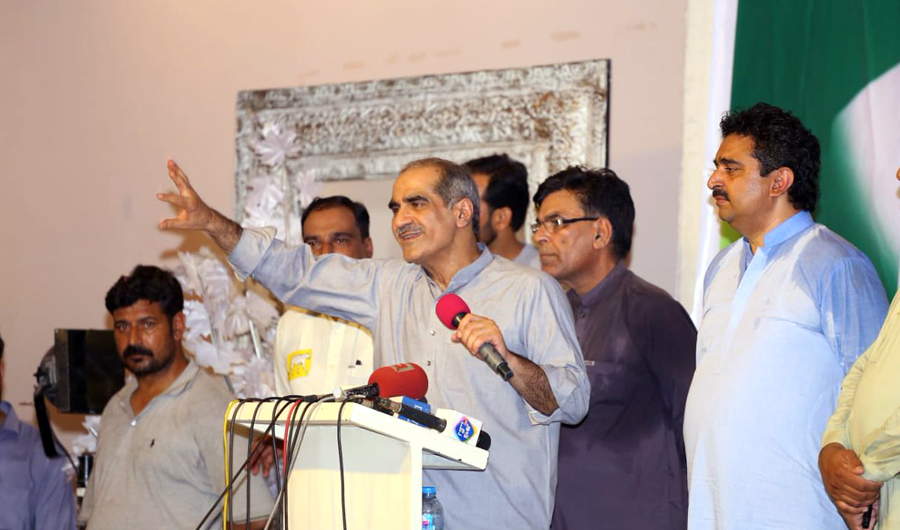 Khawaja Saad Rafique, Member of National Assembly from Lahore, is considered a close aide of PML-N leadership (Photo courtesy: Khawaja Saad Rafique's Twitter account)