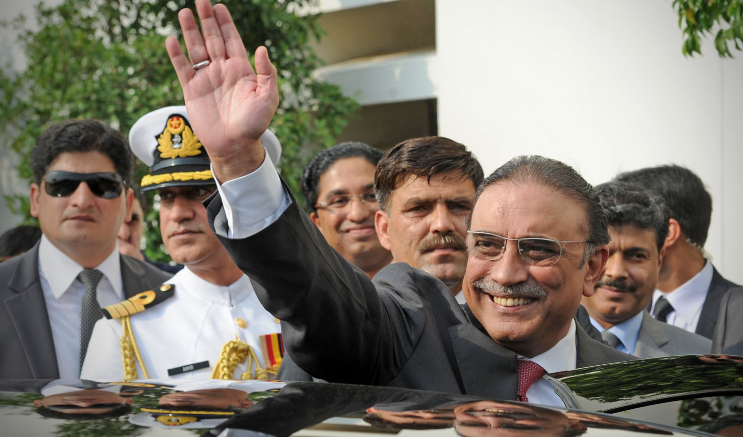 Zardari, co-chairman of the opposition Pakistan People’s Party and who was president from 2008 until 2013, has long been the subject of corruption allegations, and is widely known in Pakistan as “Mr Ten Percent.” (AFP/File)