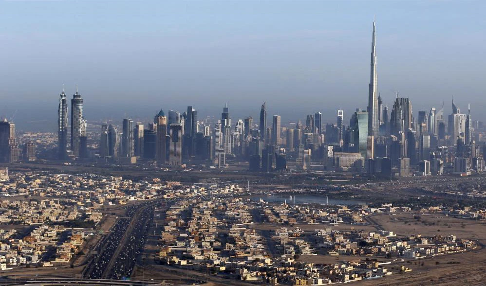 This file photo shows a general view of Dubai skyline on Dec. 10, 2015. (REUTERS)