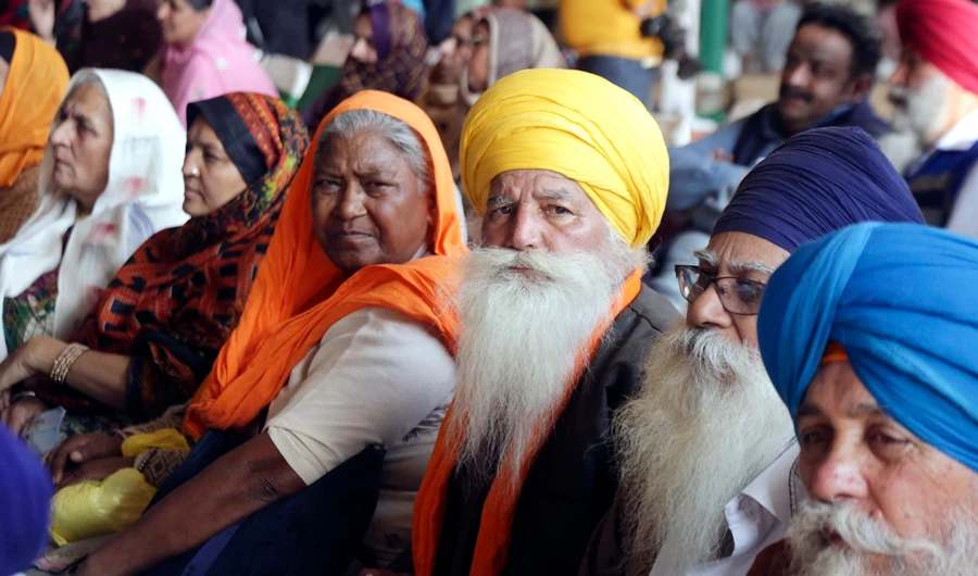 Visiting Indian Sikh pilgrims attend a ceremony in Kartarpur, Pakistan, on Nov. 28, 2018. (AP/file)