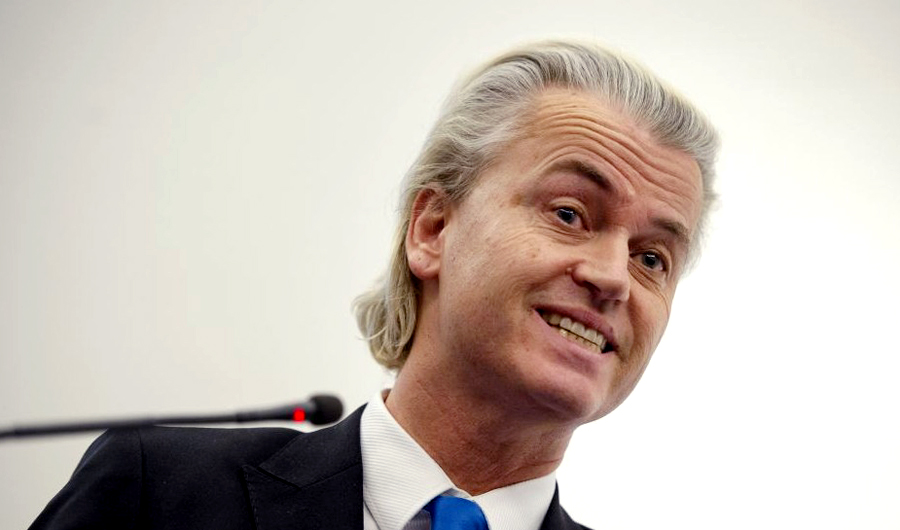 In this file photo, Dutch populist politician Geert Wilders during a press conference in The Hague, Netherlands. (AP)