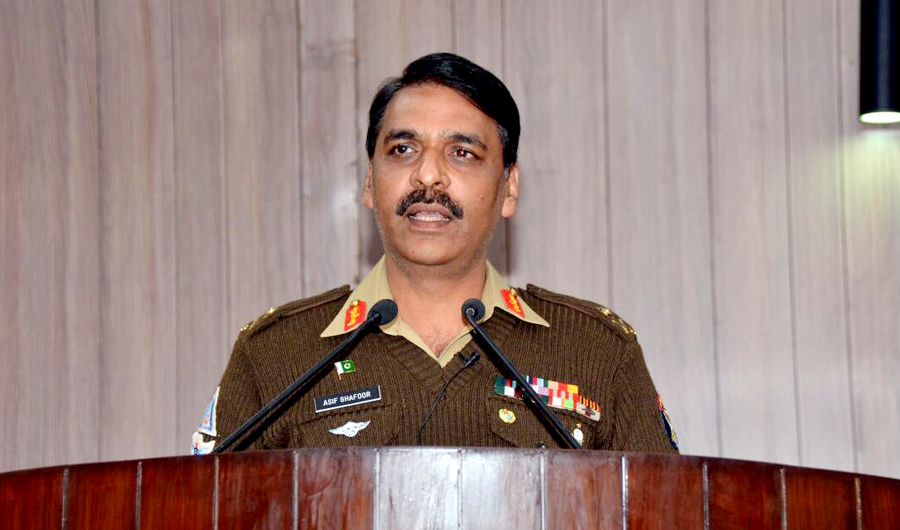 Photo handout of Pakistan military spokesman Major General Asif Ghafoor. (ISPR/FILE)