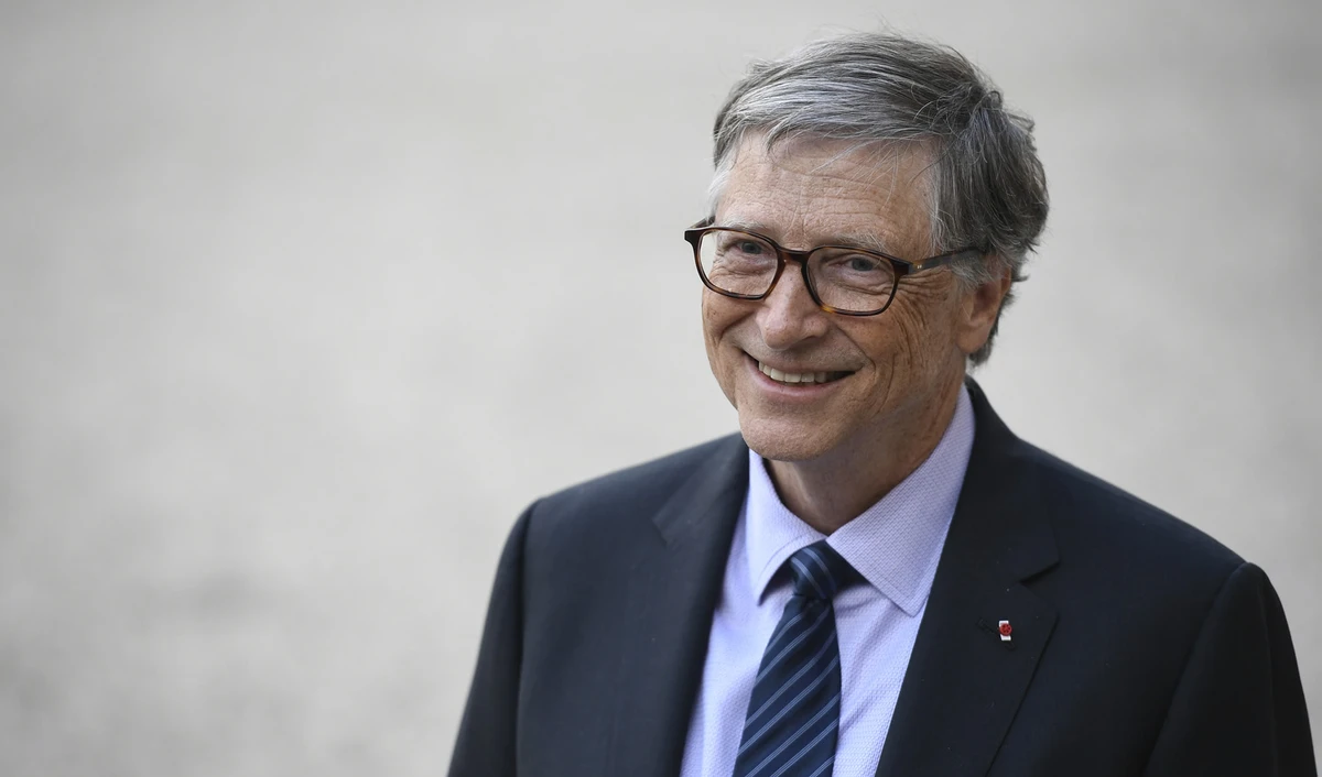 Dr. Christopher Elias delivered a letter from Bill Gates, in the picture, to the Prime Minister Imran Khan on Tuesday in Islamabad. (AFP/File)