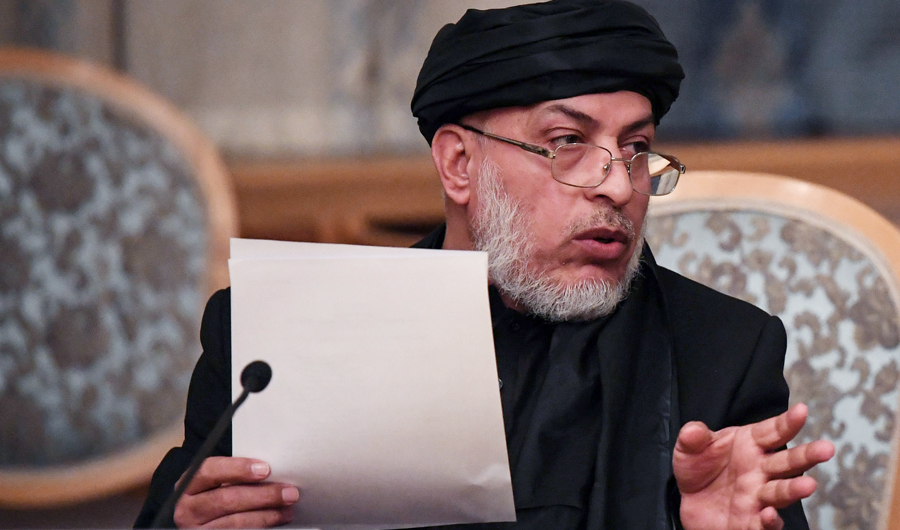 Sher Mohammad Abbas Stanakzai, a representative of the Taliban, attends international talks in Moscow on 09 November 2018. The Taliban on Sunday has confirmed that a delegation from the Taliban will meet former Afghan officials and opposition leaders in Moscow on Tuesday 05 February 2019. (AFP)