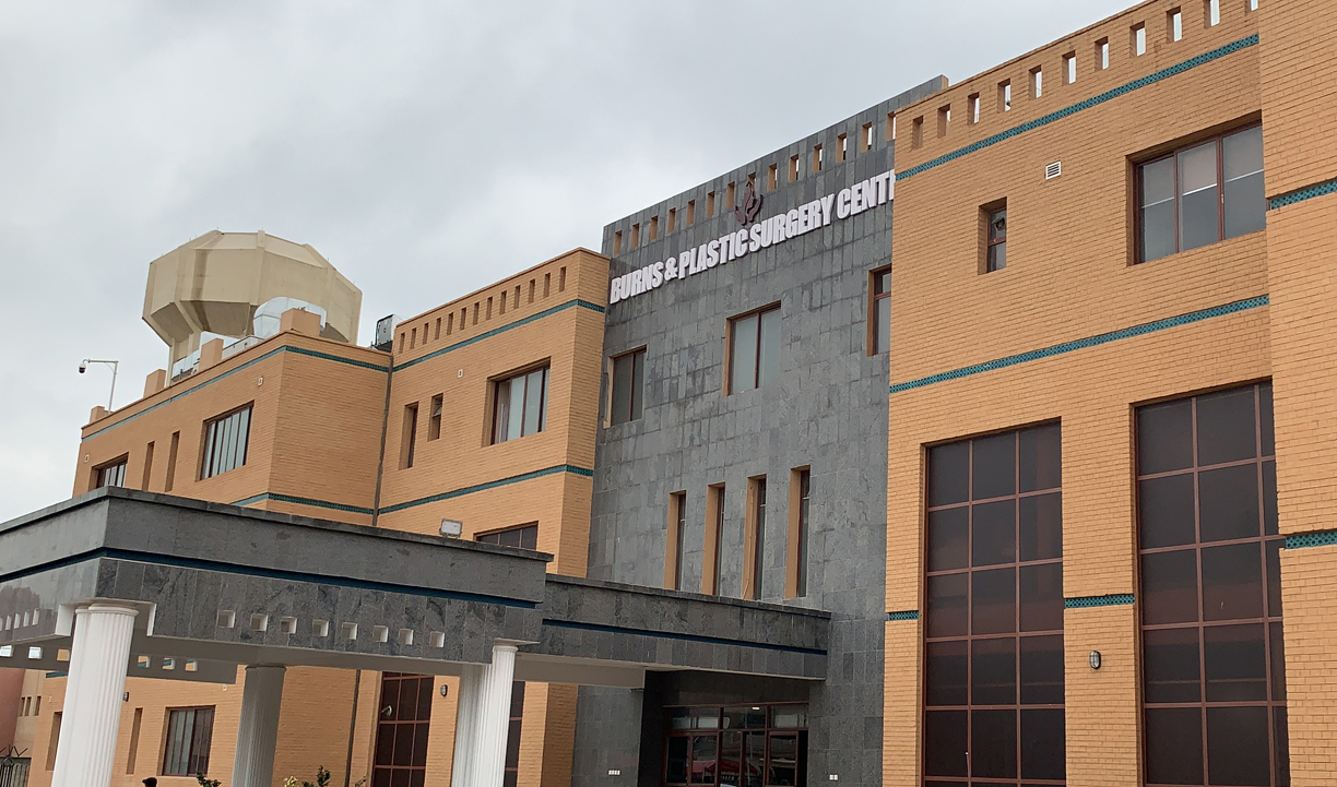 The Burns and Plastic Surgery Center in Peshawar is the first dedicated hospital for patients with burn injuries in the Khyber Pakhtunkhwa province. (Photo by: Arshad Yusufzai)