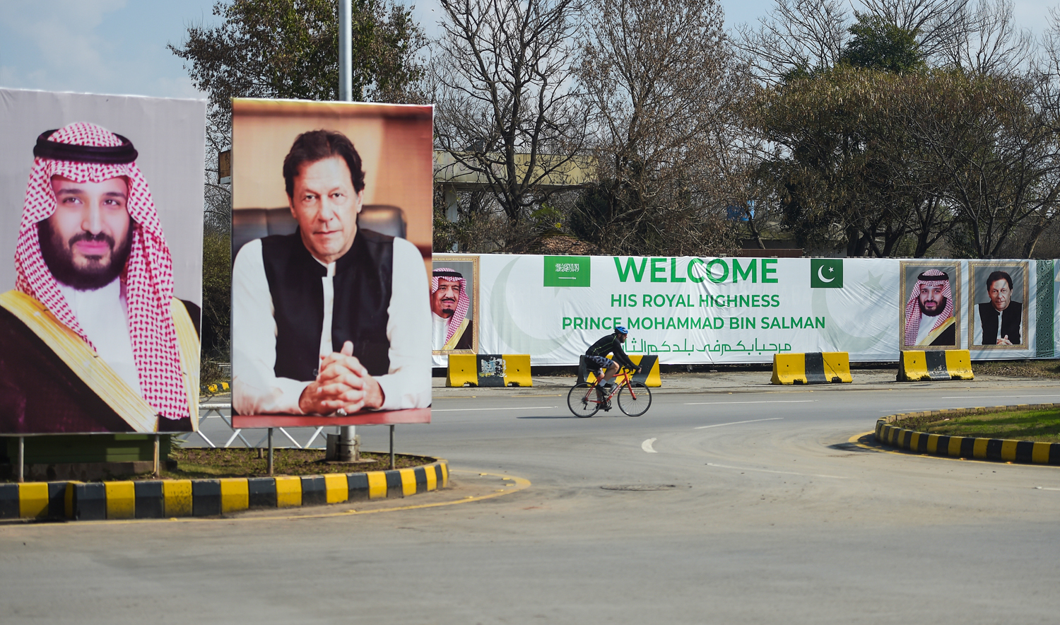 The crown prince is due to arrive in Islamabad on Saturday as part of a two-day visit which is being seen as an apogee of strong ties between the two allies. (AFP)