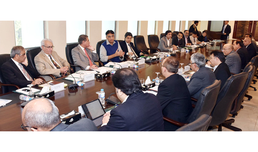 In this file finance minister of Asad Umar is chairing National Executive Committee (NEC) in Islamabad on Dec. 18, 2018 to assess the efforts of the country on progress Financial Action Task Force (FATF) action plan – File Photo (PID)