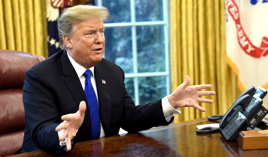 President Donald Trump. (AP)
