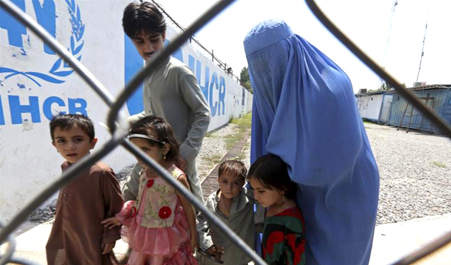 Pakistan is home to 2.5 million Afghans, the world’s second-largest refugee population, of which 1.4 million are legally recognised through ‘Proof of Registration’ cards issued by Pakistan. (AP/File)