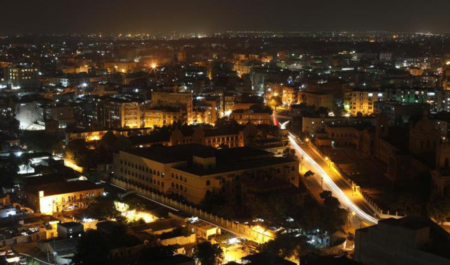 This file photo shows the skyline of Karachi, the country’s most densely populated city. According to estimates, there is a shortage of 10 million housing units in Pakistan, which is growing by 350,000 housing units every year. (Reuters)