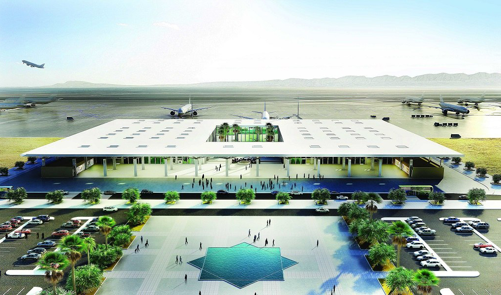 Once ready, the new airport in Gwadar will be the second largest such facility in Pakistan. (Photo courtesy: Press Information Department)