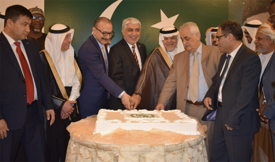 Pakistan Consulate in Jeddah organized a reception to celebrate the Pakistan Day. Members of diplomatic community, Saudi officials and Pakistani expatriates attended the gathering. (Photo Courtesy Pakistani consulate in Jeddah)