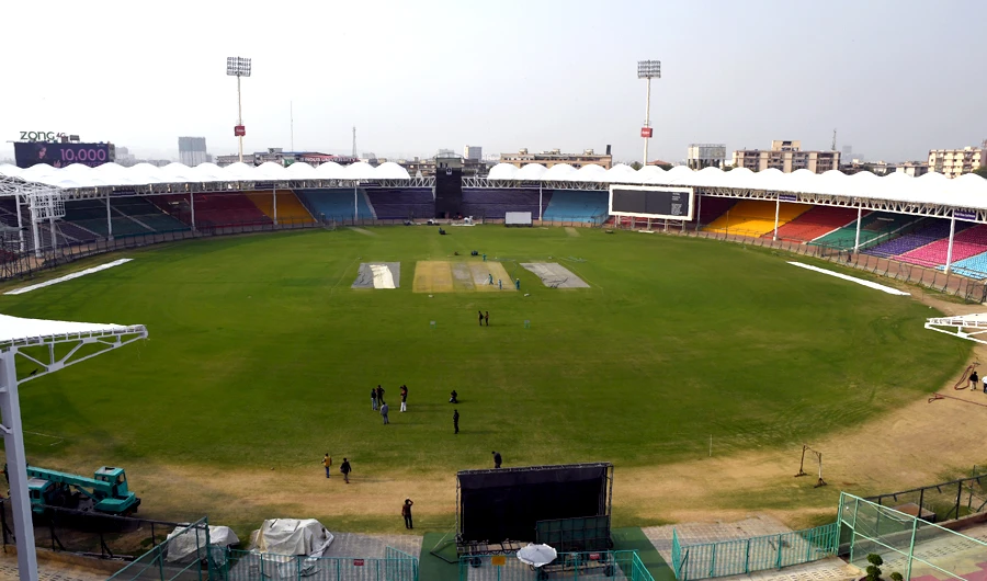 Karachi’s National Stadium, where eight matches of the Pakistan Super League, including the final match of the tournament, will be played between March 10-17, 2019. (AN Photo)