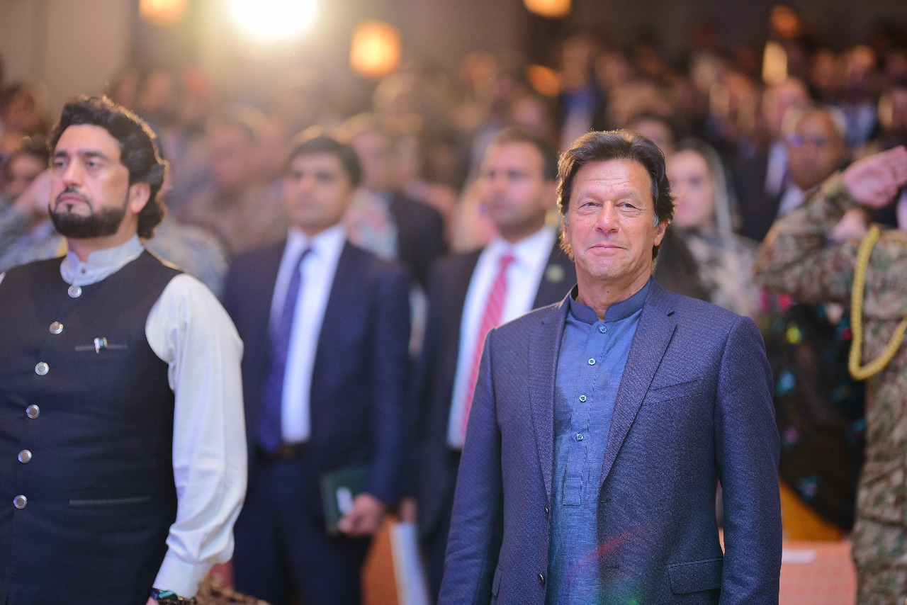 Pakistani Prime Minister Imran Khan attended the Pakistan Tourism Summit in Islamabad on April 03, 2019. (Photo Courtesy: PM Office)