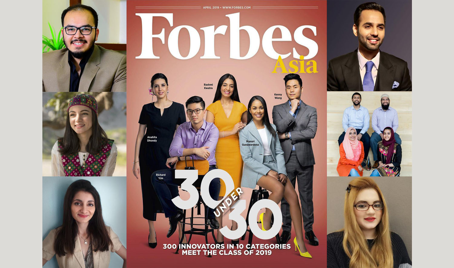 The recent edition of Forbes that introduces 300 young Asian innovators who belong to 10 different categories. (Photo courtesy: Forbes)