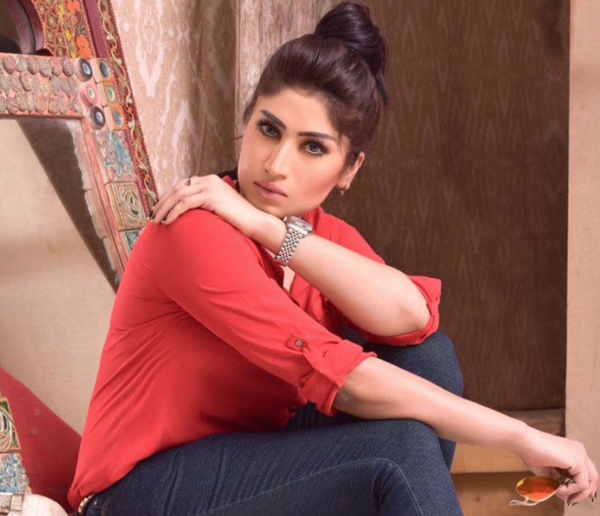 Pakistani social media star Qandeel Baloch in one of the pictures she posted on her Twitter account. Baloch's absconding brother was arrested by Interpol three years after her death. (Courtesy Social Media)
