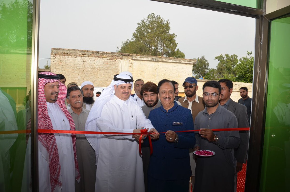 Saudi Ambassador to Pakistan, Nawaf Saeed Al-Malki inaugurated a mosque in northwestern Pakistan on Friday – (Saudi Embassy Twitter)