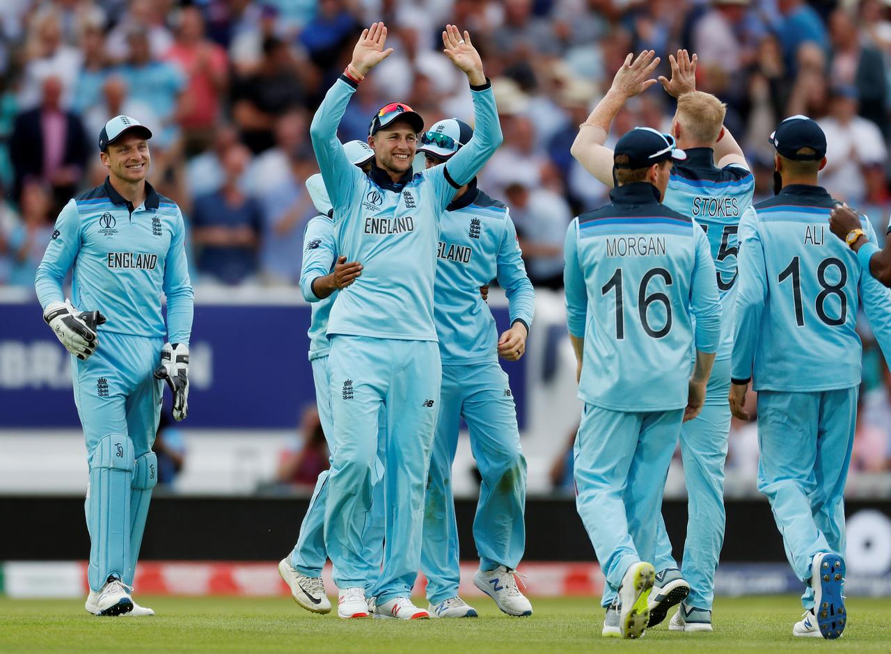 ICC Cricket World Cup - England v South Africa - Kia Oval, London, Britain - May 30, 2019 England's Joe Root celebrates winning the match Action Images (Reuters)